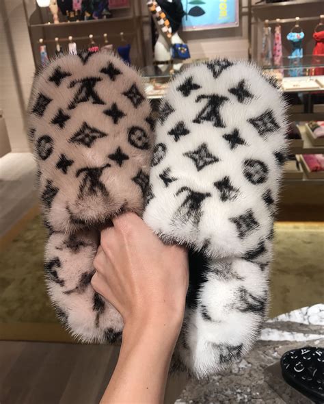 louis vuitton slippers men|Louis Vuitton slippers fur.